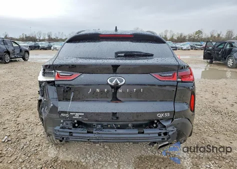 2024 Infiniti Qx55 Essential z USA, uszkodzony, nr VIN 3PCAJ5KRXRF103709